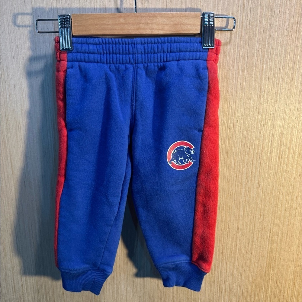 Chicago Cubs Infant Blue and Red Sweatpants Size 12 Months